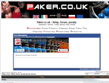 Tablet Screenshot of forum.paker.co.uk